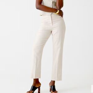 NWT! JCrew Kate Linen Cropped Pants